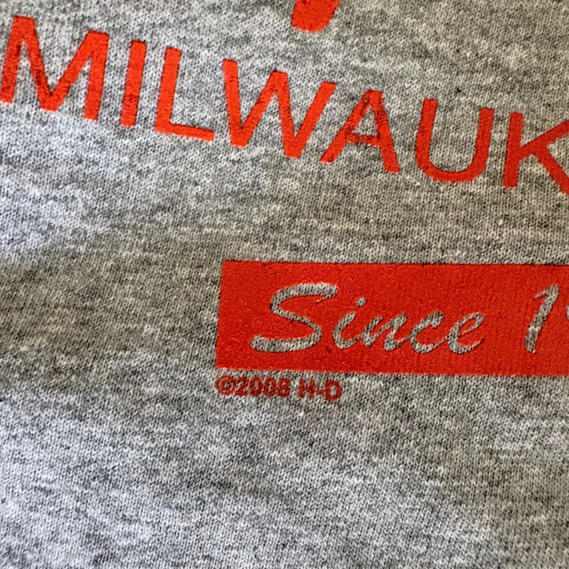 Harley-Davidson 105th Anniversary T-Shirt Size XL Gray House of Harley 7