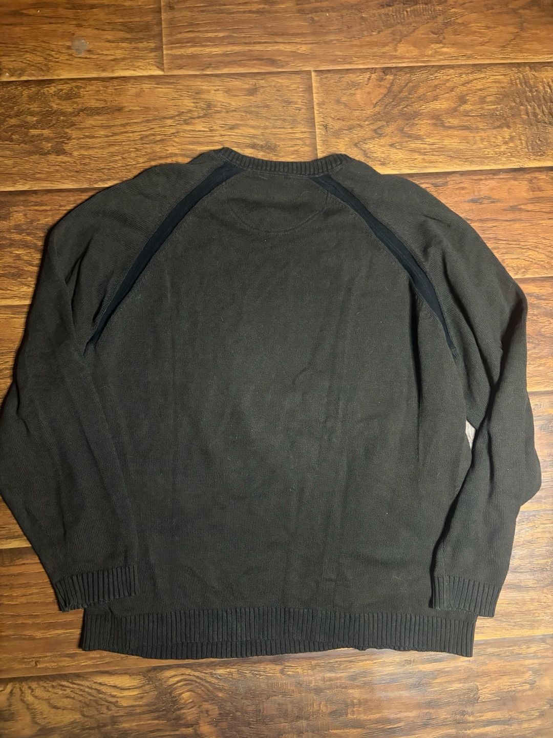 Tommy Bahama V-Neck Sweater Size L Brown Cotton Nylon Pullover 4