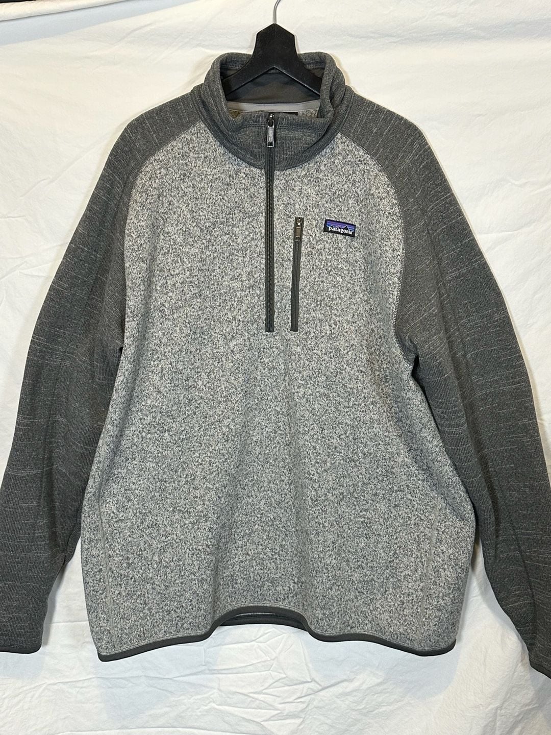 Patagonia Better Sweater 1/4 Zip Size XL Grey Fleece Pullover Jacket 2
