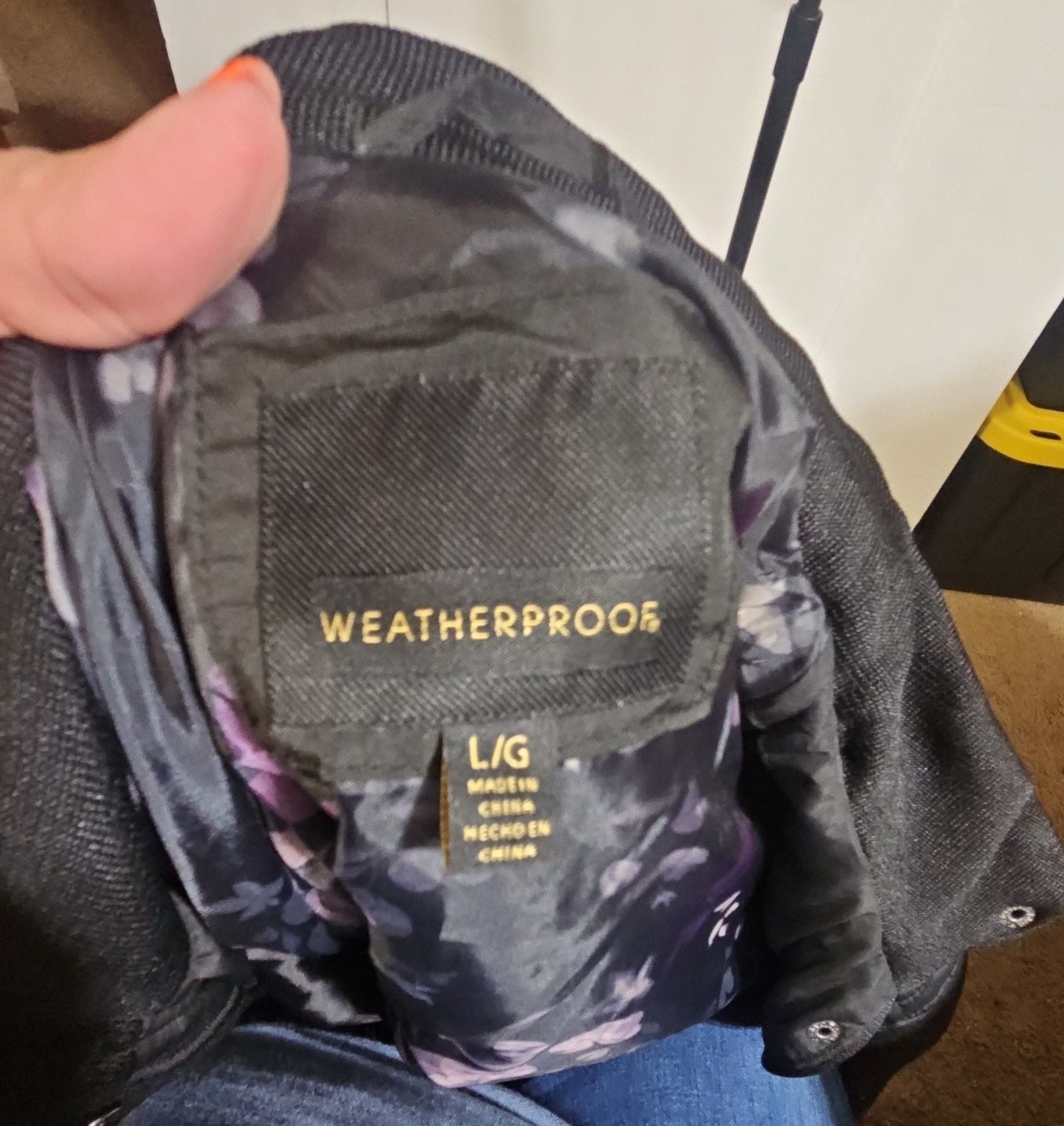 WEATHERPROOF Quilted Jacket L/G Black 4