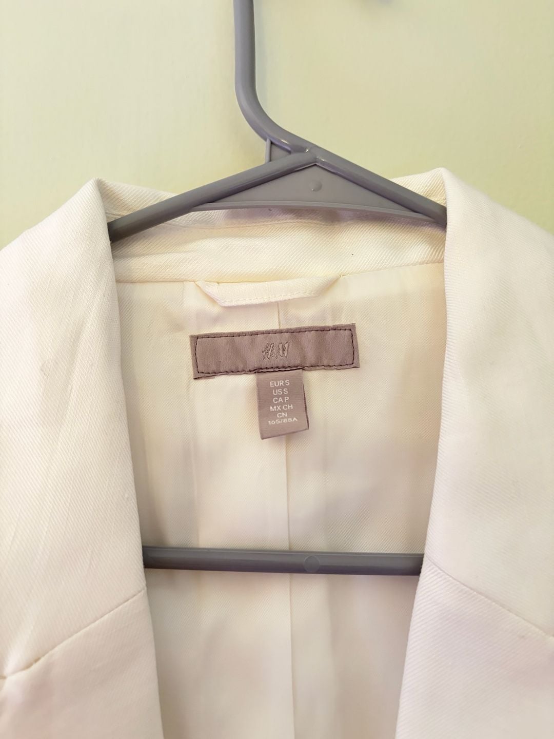 H&M White Blazer Jacket 3