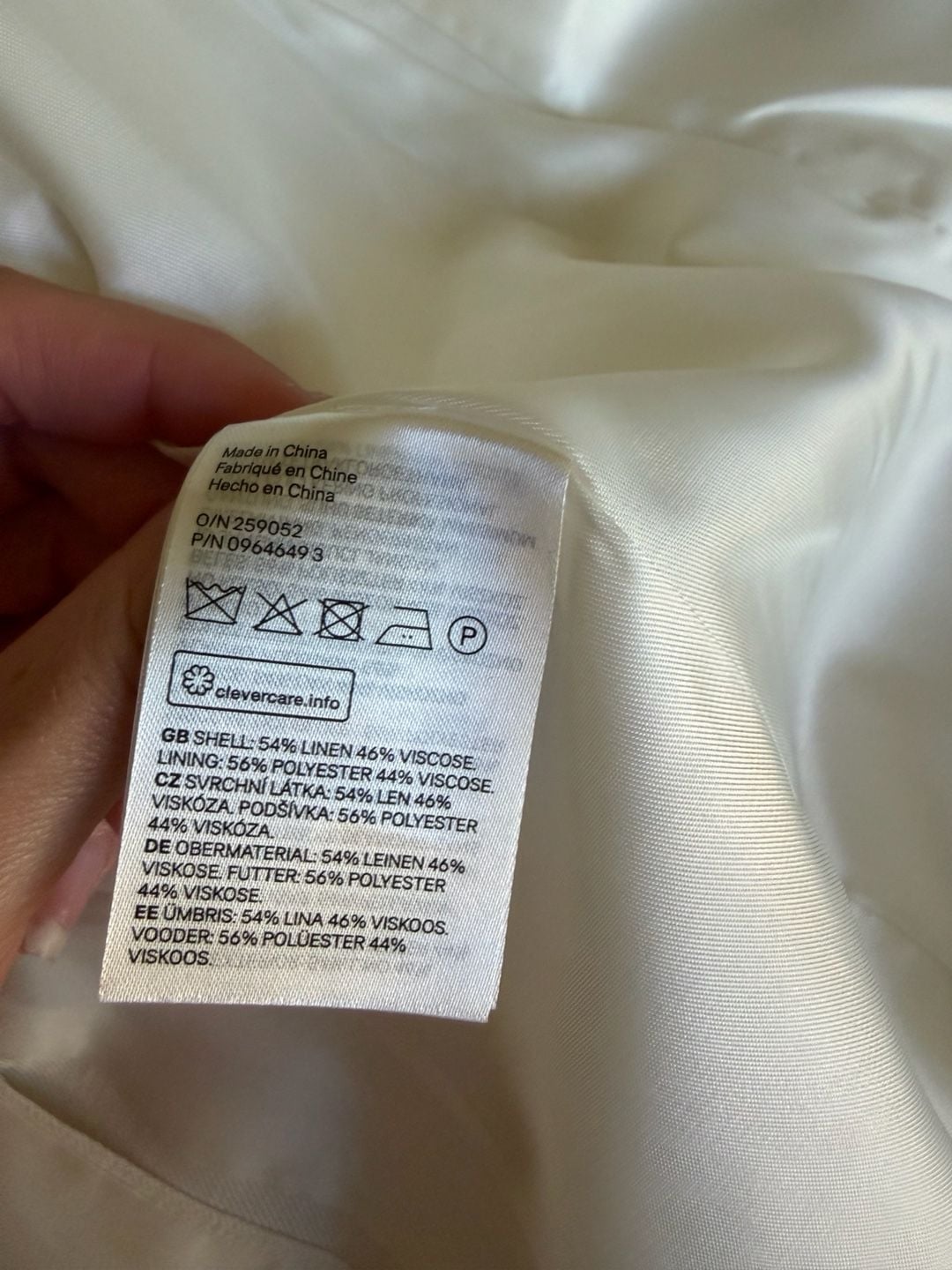 H&M White Blazer Jacket 7