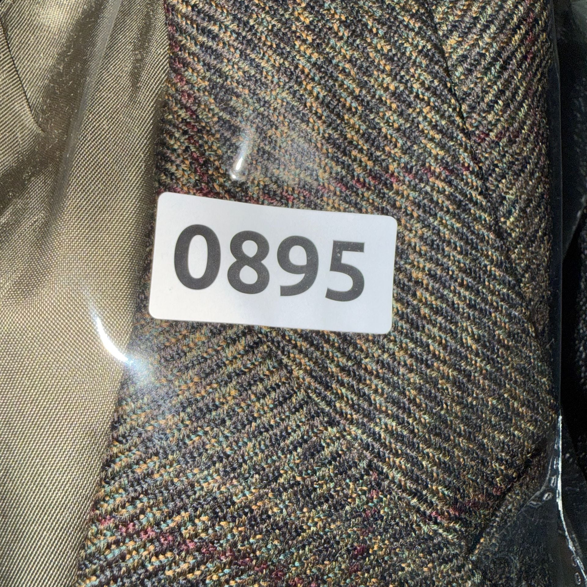100% Wool Austin Reed Wool Blazer Size 38R Brown Houndstooth 9