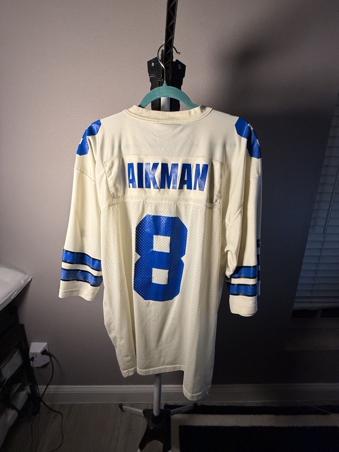 Starter Dallas Cowboys Troy Aikman #8 Jersey Size 52/XL White 1995 8