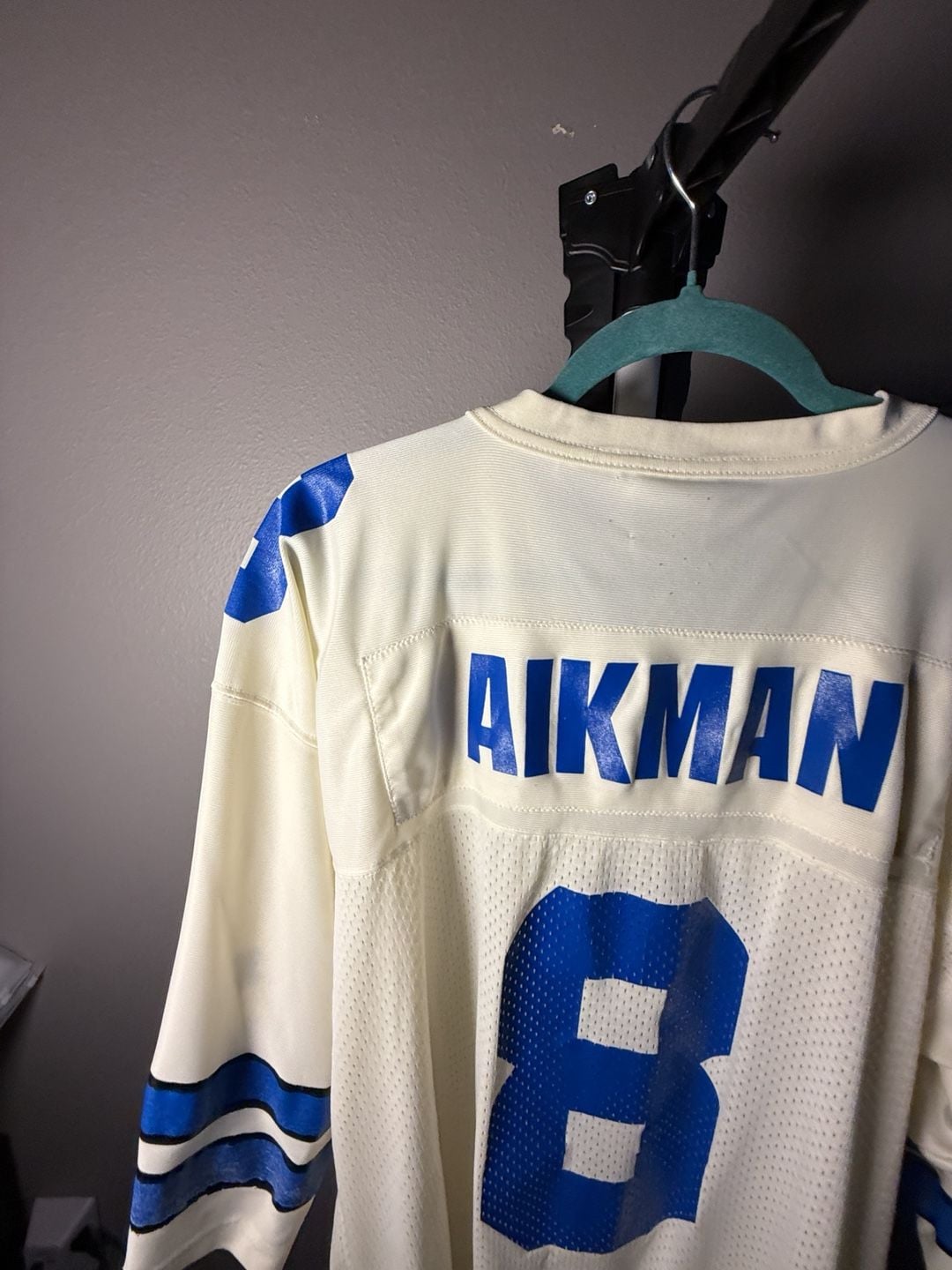 Starter Dallas Cowboys Troy Aikman #8 Jersey Size 52/XL White 1995 11