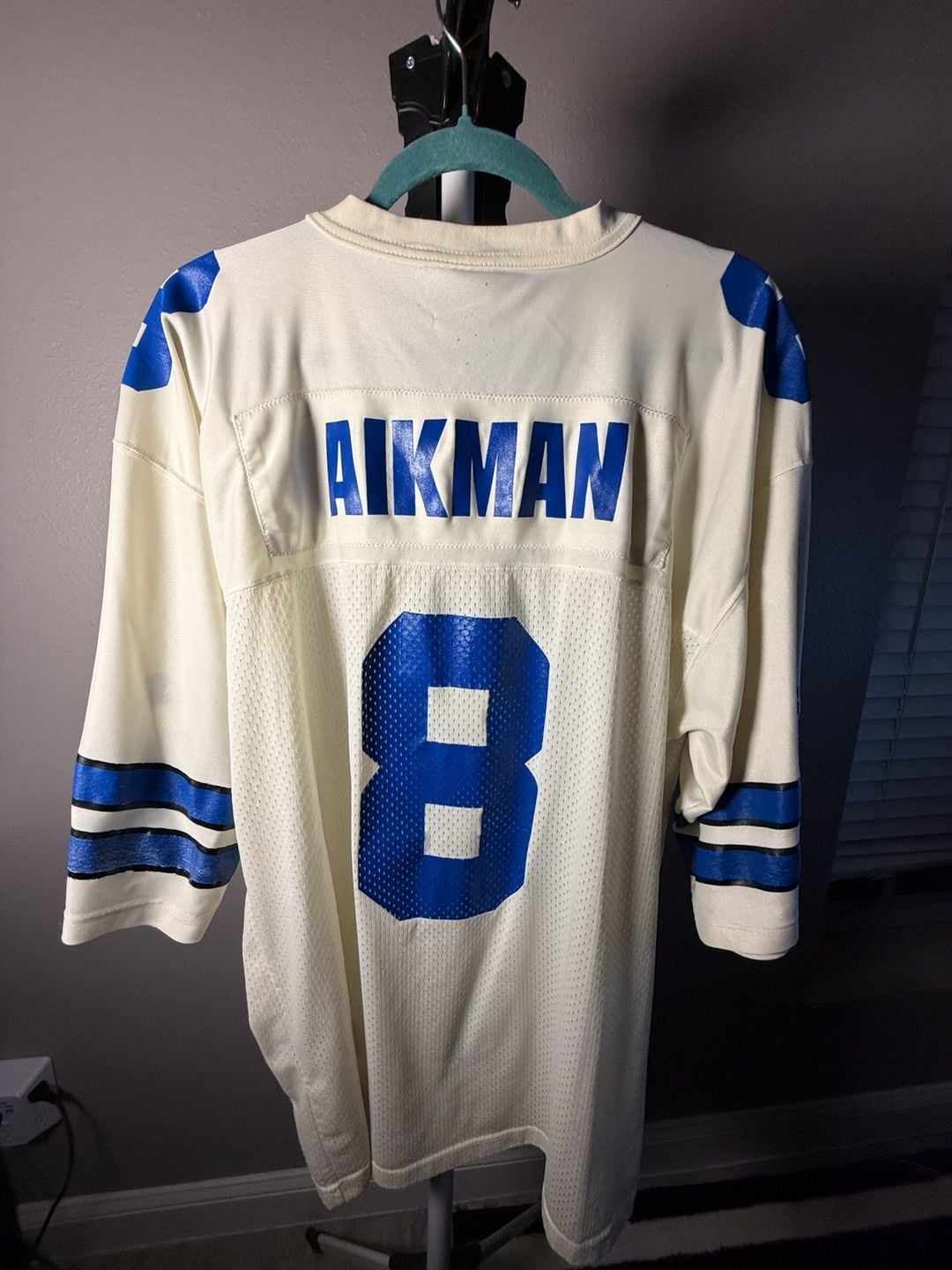 Starter Dallas Cowboys Troy Aikman #8 Jersey Size 52/XL White 1995 12