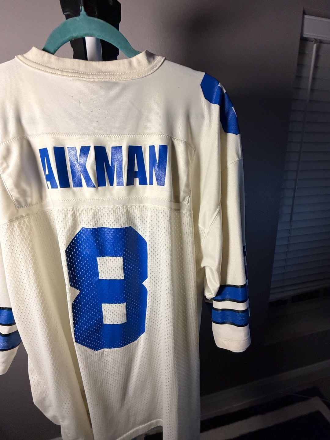 Starter Dallas Cowboys Troy Aikman #8 Jersey Size 52/XL White 1995 13
