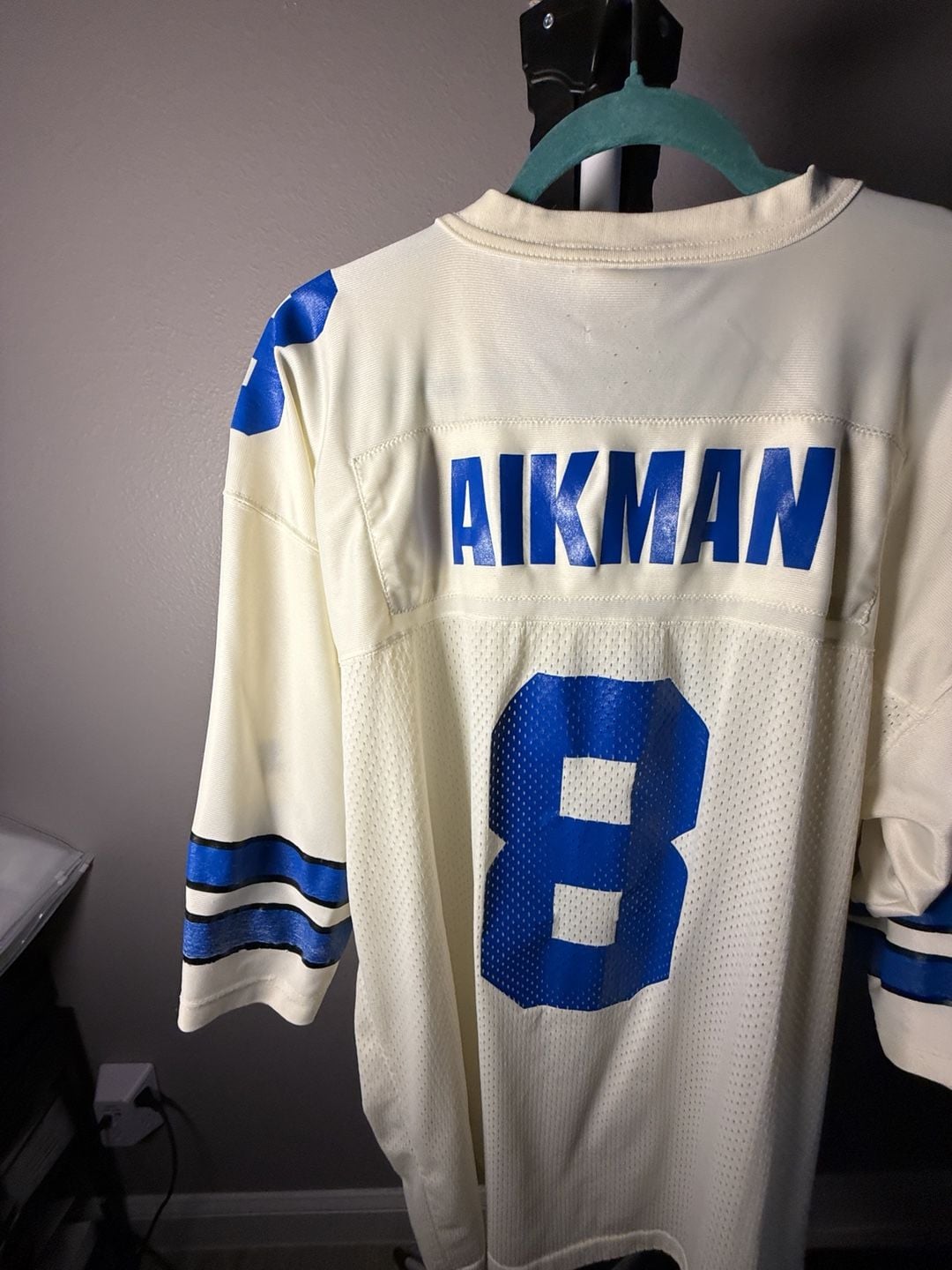 Starter Dallas Cowboys Troy Aikman #8 Jersey Size 52/XL White 1995 14