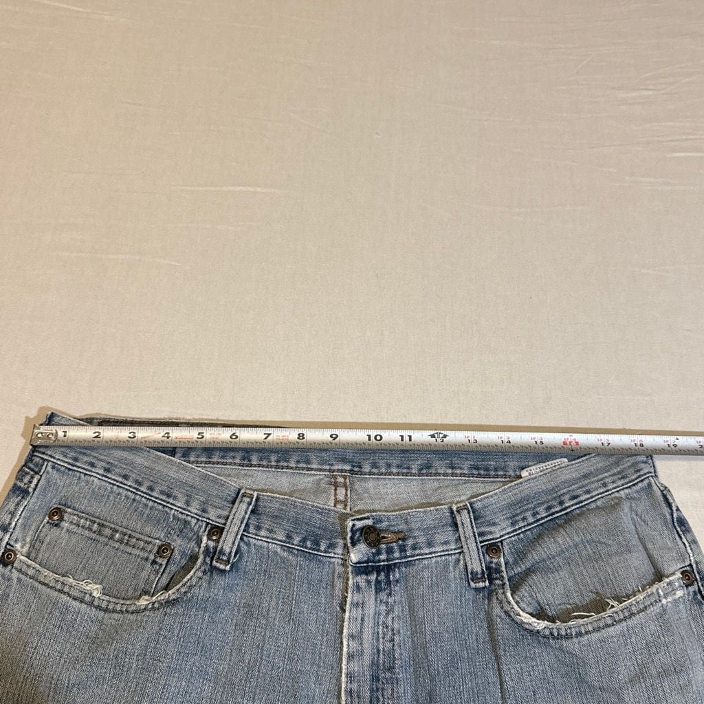 Wrangler Relax Straight Light Wash Denim Jeans Size 38x34 4