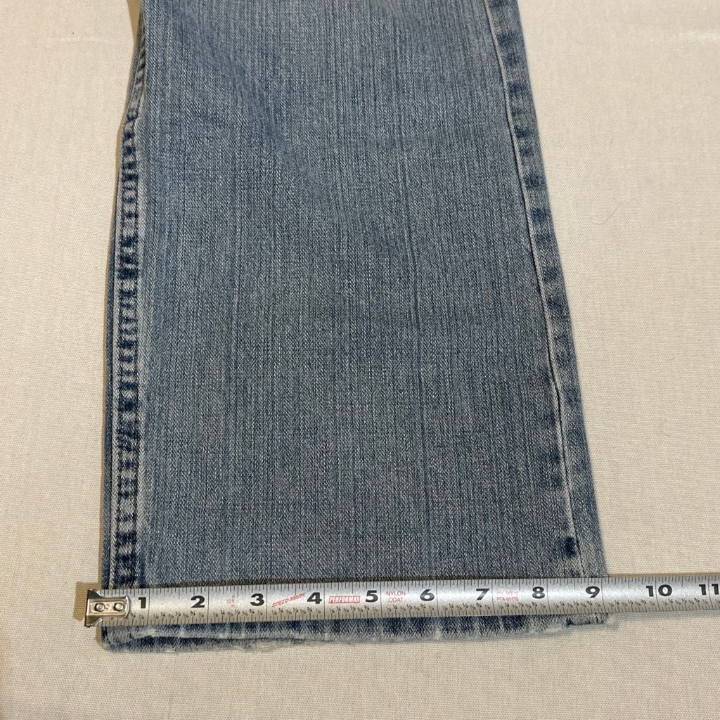 Wrangler Relax Straight Light Wash Denim Jeans Size 38x34 5