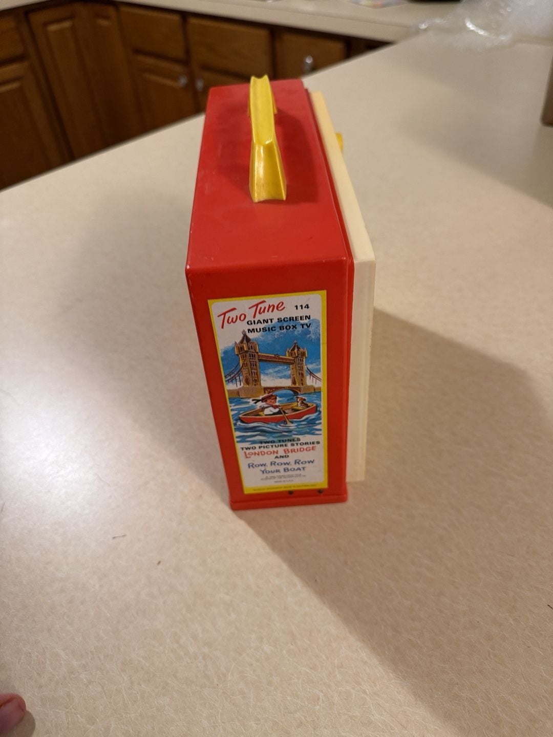 Fisher Price Two Tune Giant Screen Music Box TV 114 London Bridge 6