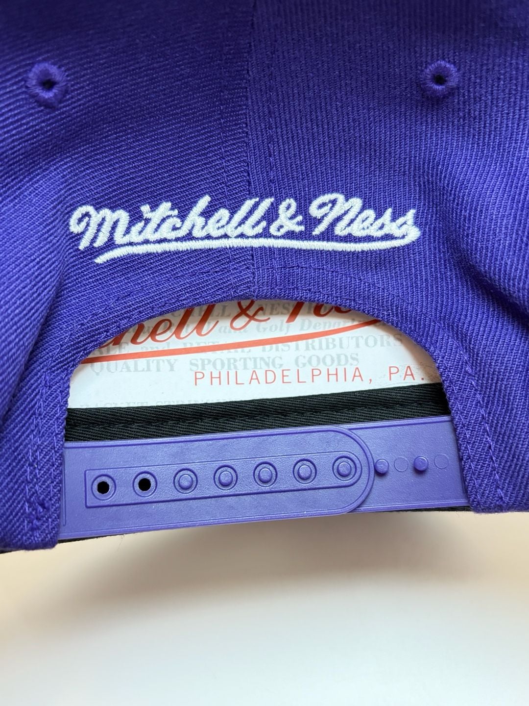 Mitchell & Ness Los Angeles Lakers Acid Wash Brim Snapback Hat 7