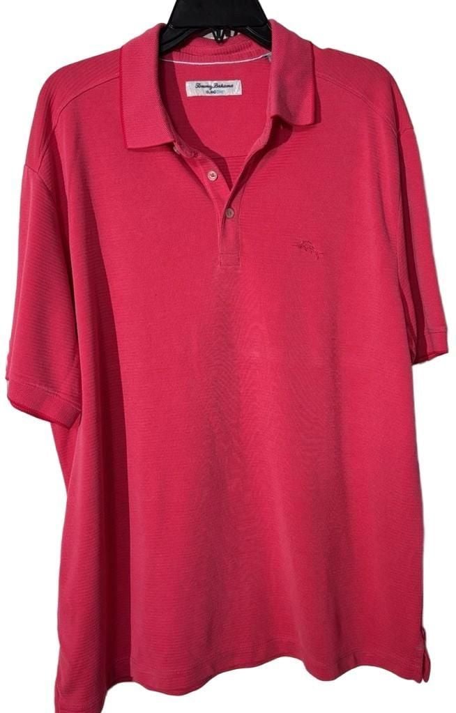 Tommy Bahama Island Zone Polo Shirt Size XL Pink 3