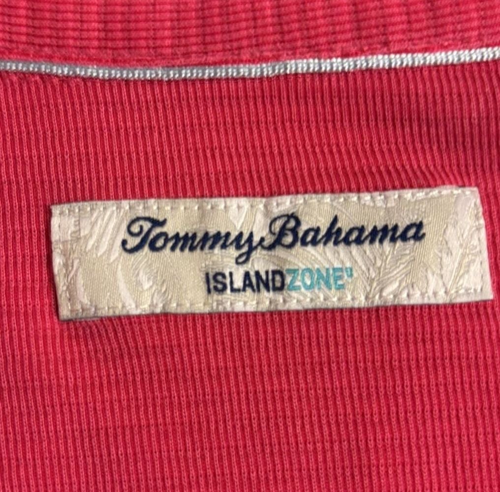 Tommy Bahama Island Zone Polo Shirt Size XL Pink 4