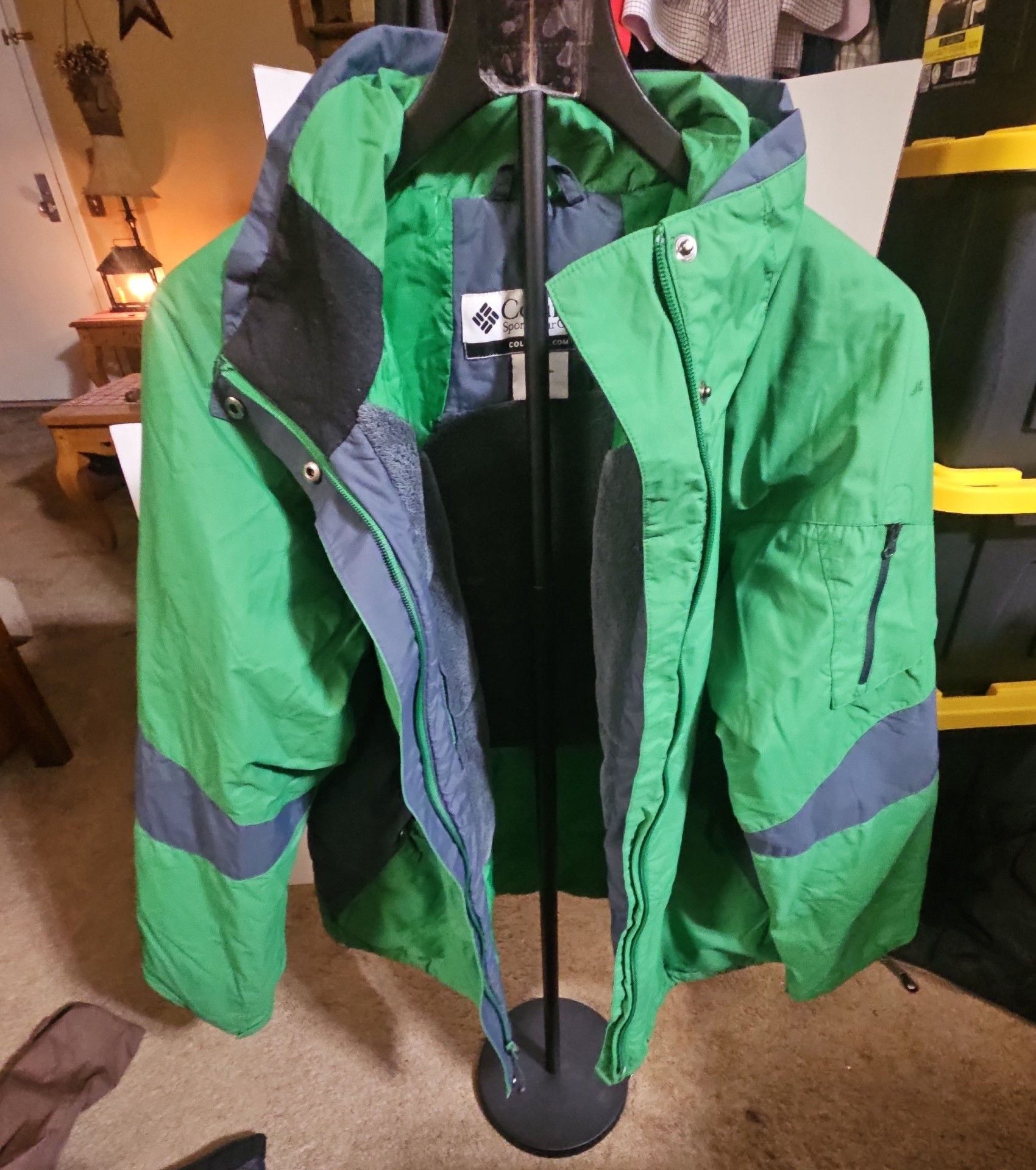Columbia Sportswear Company Jacket Size XL Green Winter Ski Outdoor 2