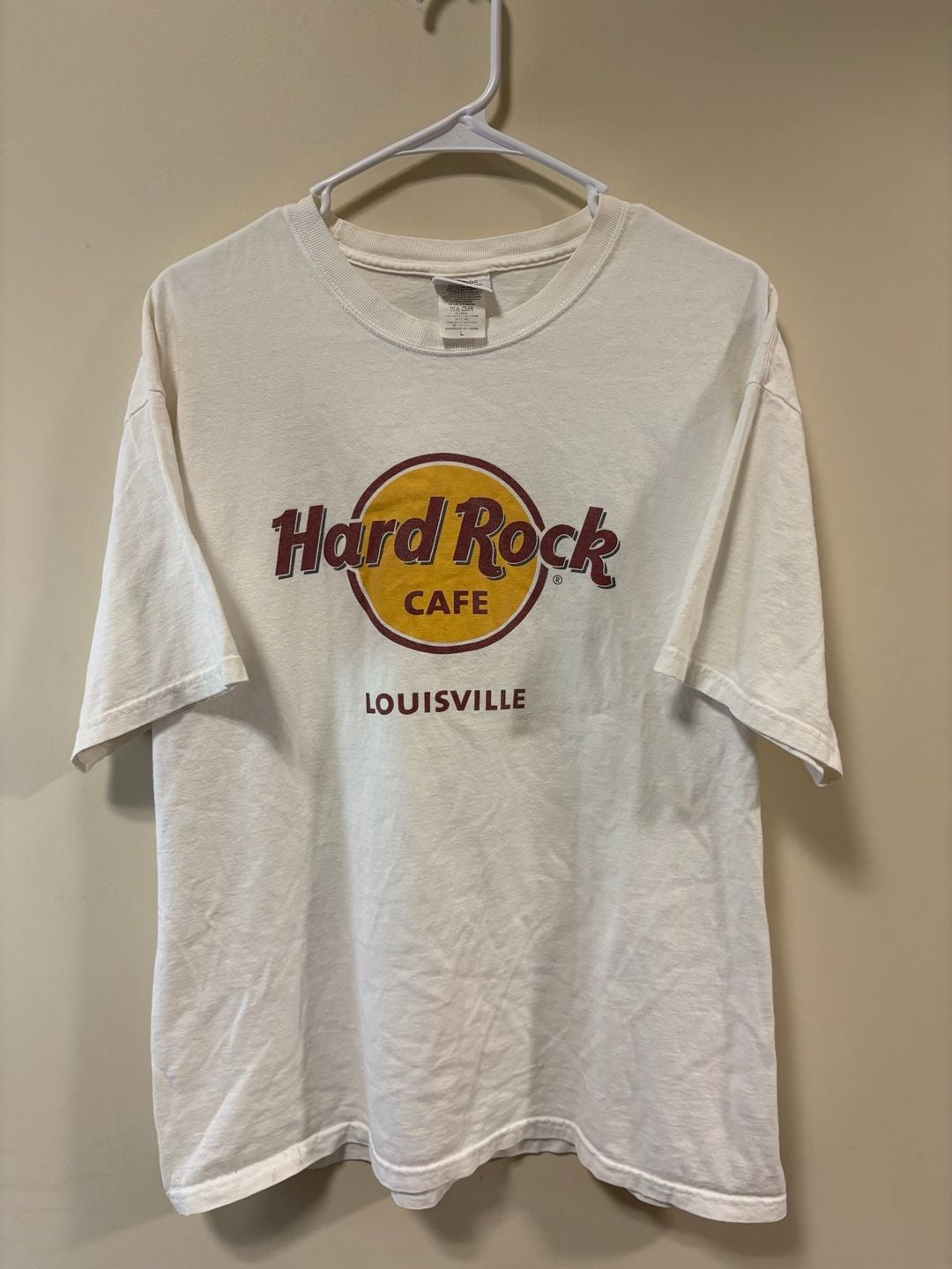 Y2K Hard Rock Cafe White Louisville Logo Graphic T Shirt
Men’s Size Large
Dm for measurements
Send offers
#hardrock #cafe #Louisville 2