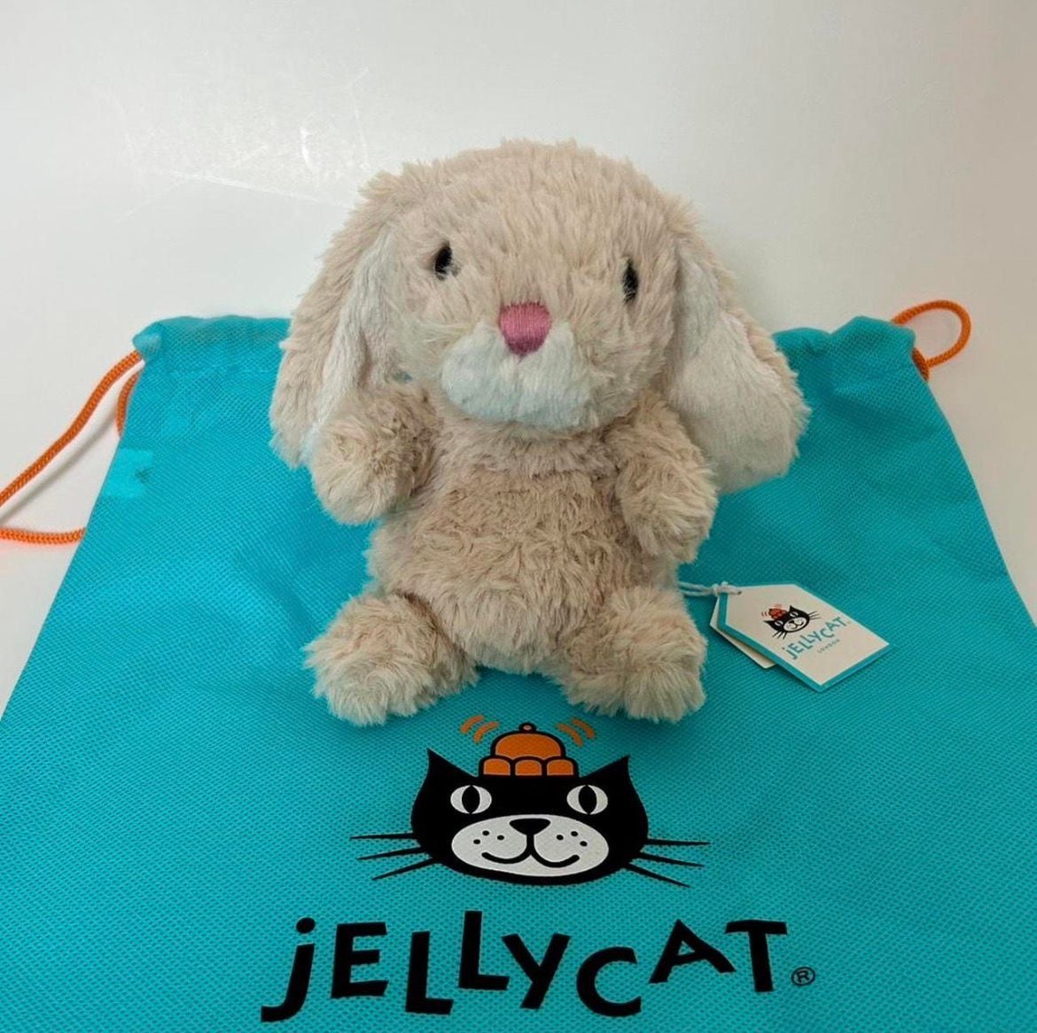 Jellycat Yummy Bunny Plush Stuffed Animal Toy Beige 1