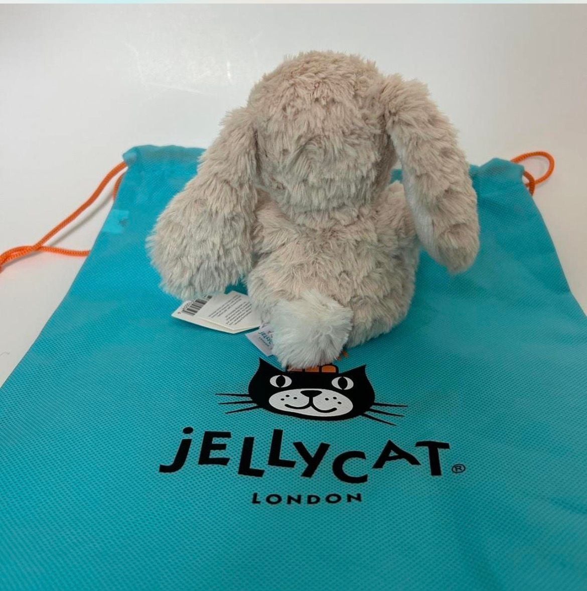 Jellycat Yummy Bunny Plush Stuffed Animal Toy Beige 2