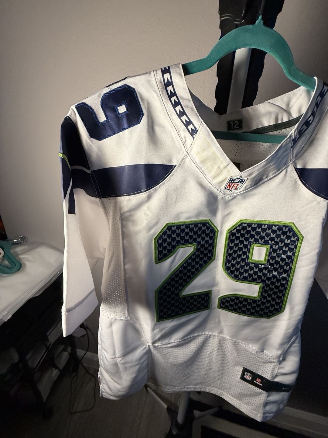 Nike Seattle Seahawks Earl Thomas 29 Jersey Size 44 White 4