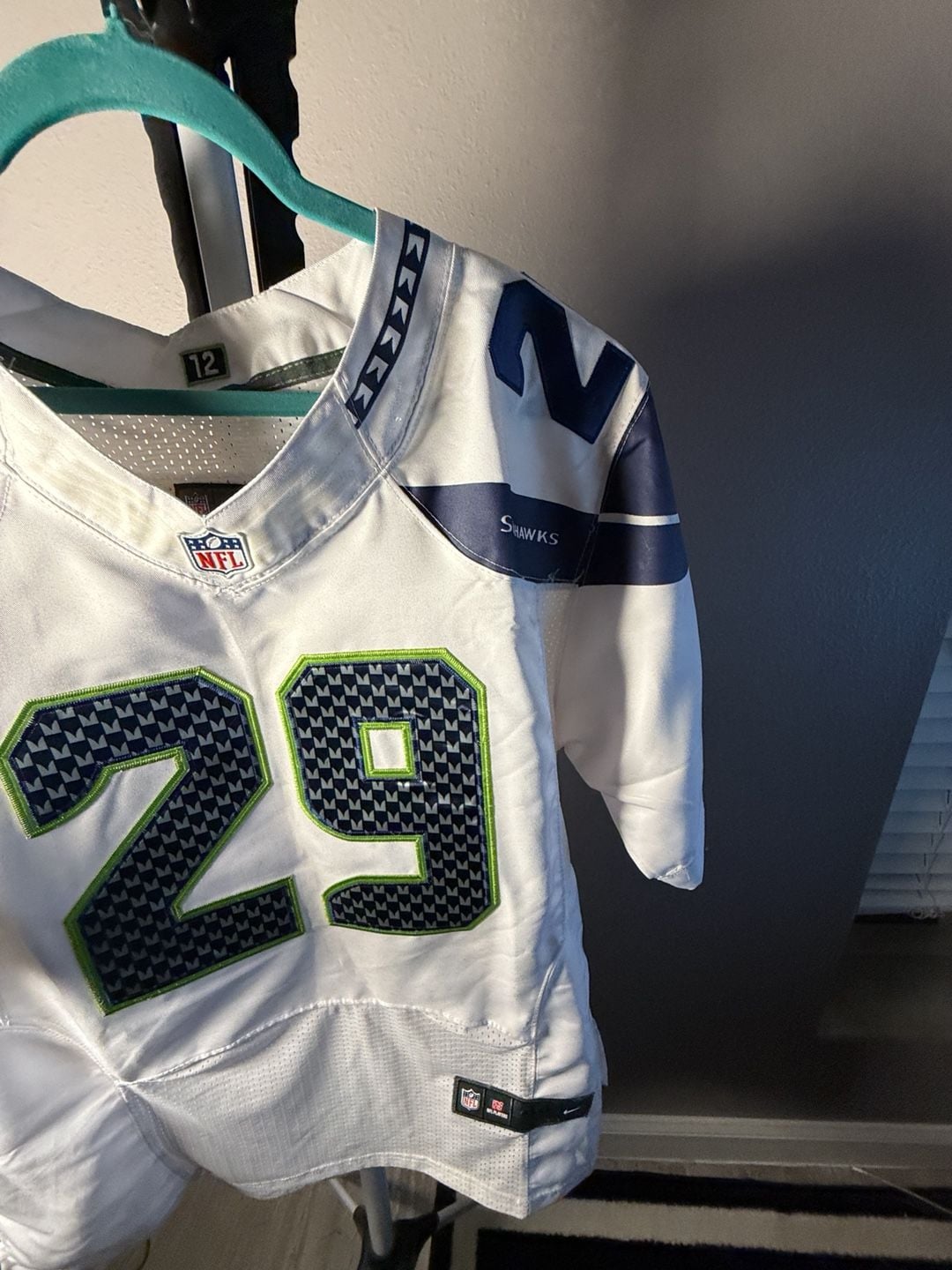 Nike Seattle Seahawks Earl Thomas 29 Jersey Size 44 White 5