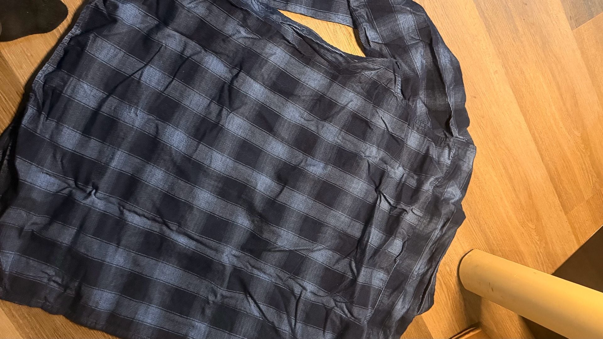 Ben Sherman Plaid Corduroy Long Sleeve Shirt Size L Blue Black 7
