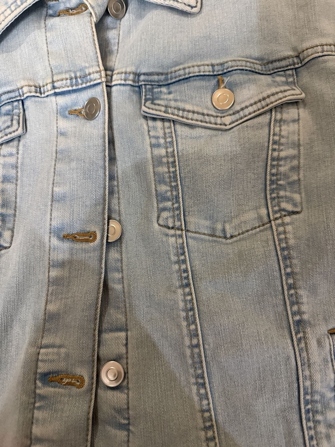 Time and Tru Denim Jacket Size XXXL (22) Light Wash 4