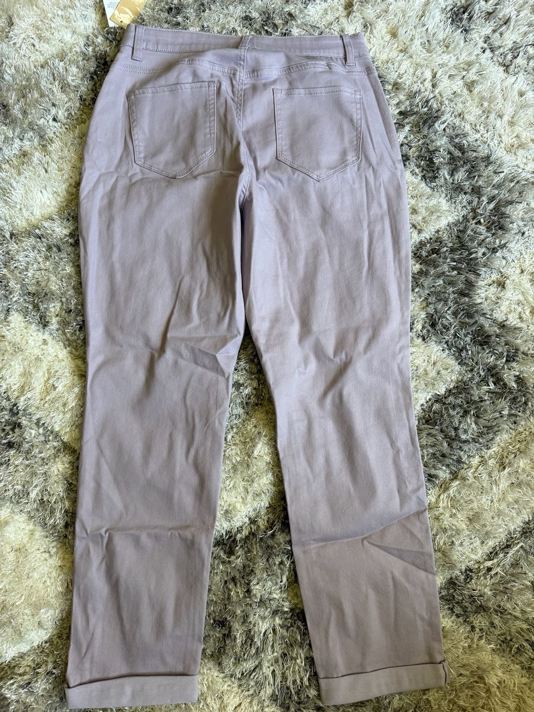 Kate & Sam Pants Size 8 Lavender Cuffed Casual 4
