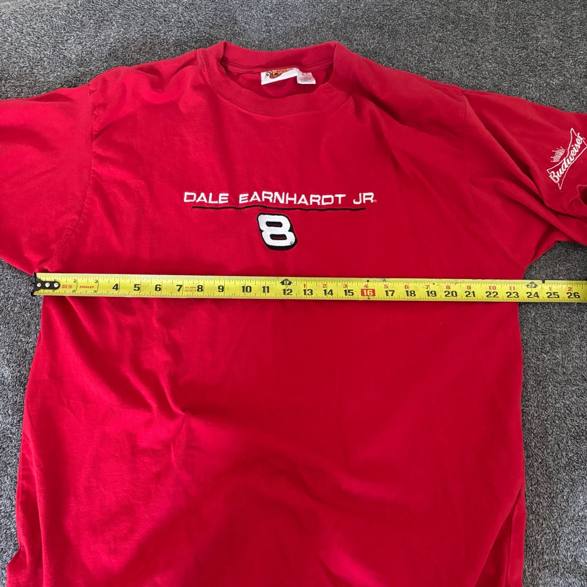Dale Earnhardt Jr. NASCAR T-Shirt XL Red 6