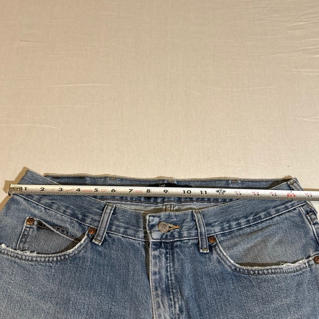 Lee 2000s Regular Fit Straight Leg Jeans Size 34x30 4