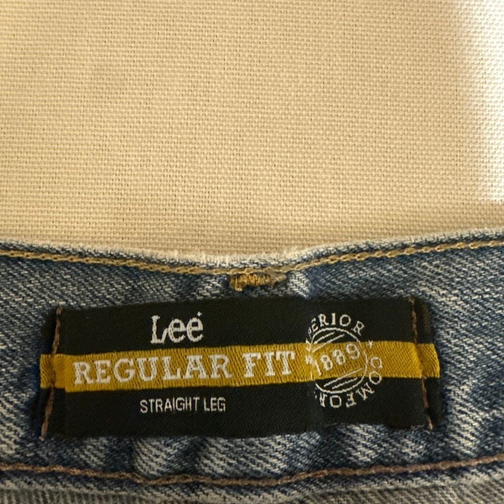Lee 2000s Regular Fit Straight Leg Jeans Size 34x30 6