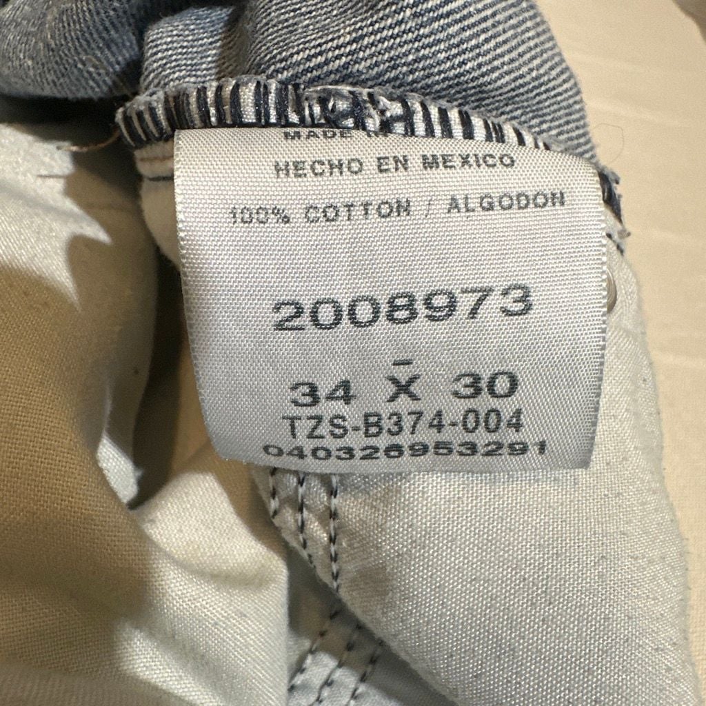 Lee 2000s Regular Fit Straight Leg Jeans Size 34x30 7