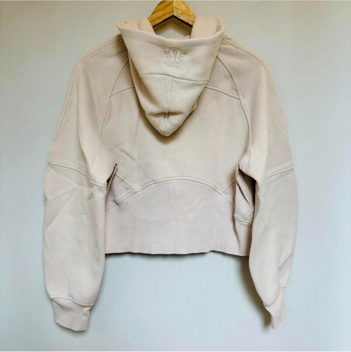 Lululemon Scuba Oversized Half-Zip Hoodie XS/S Beige 3