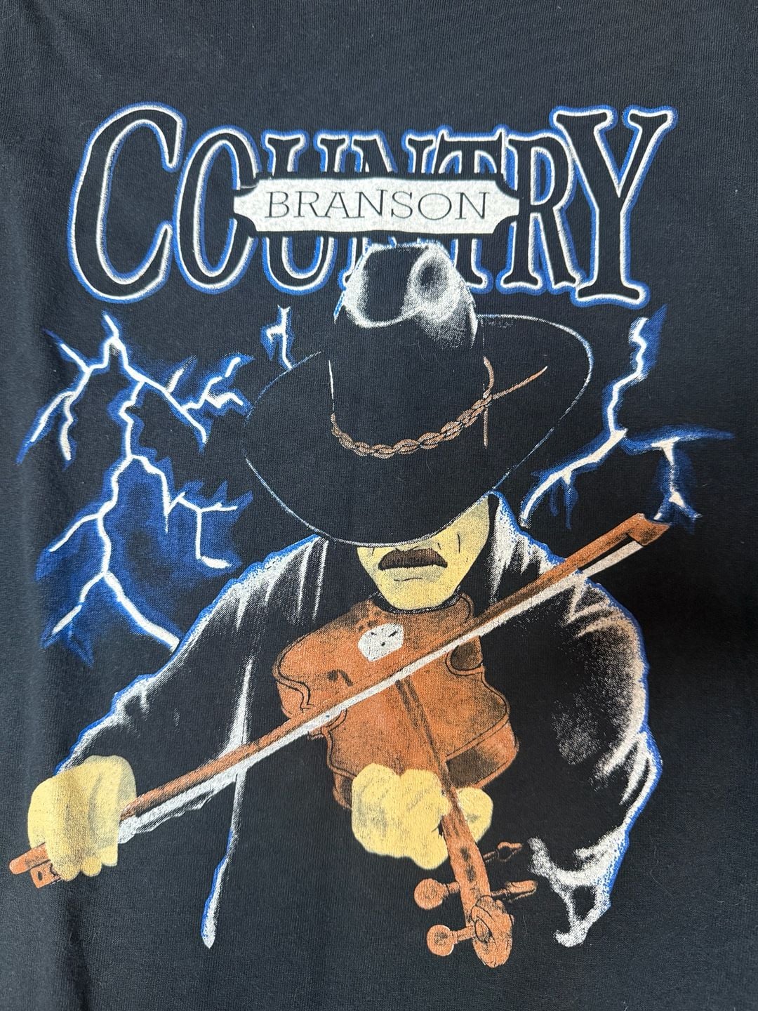 Fruit of the Loom Branson Country Fiddle T-Shirt Size L 3