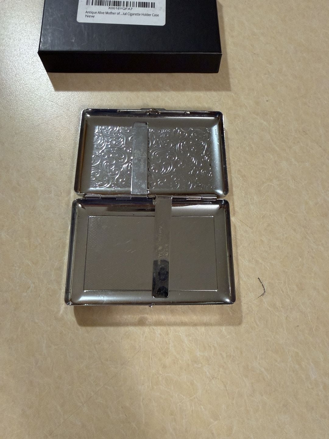 Antique Alive Mother of Pearl Cigarette Holder Case 4