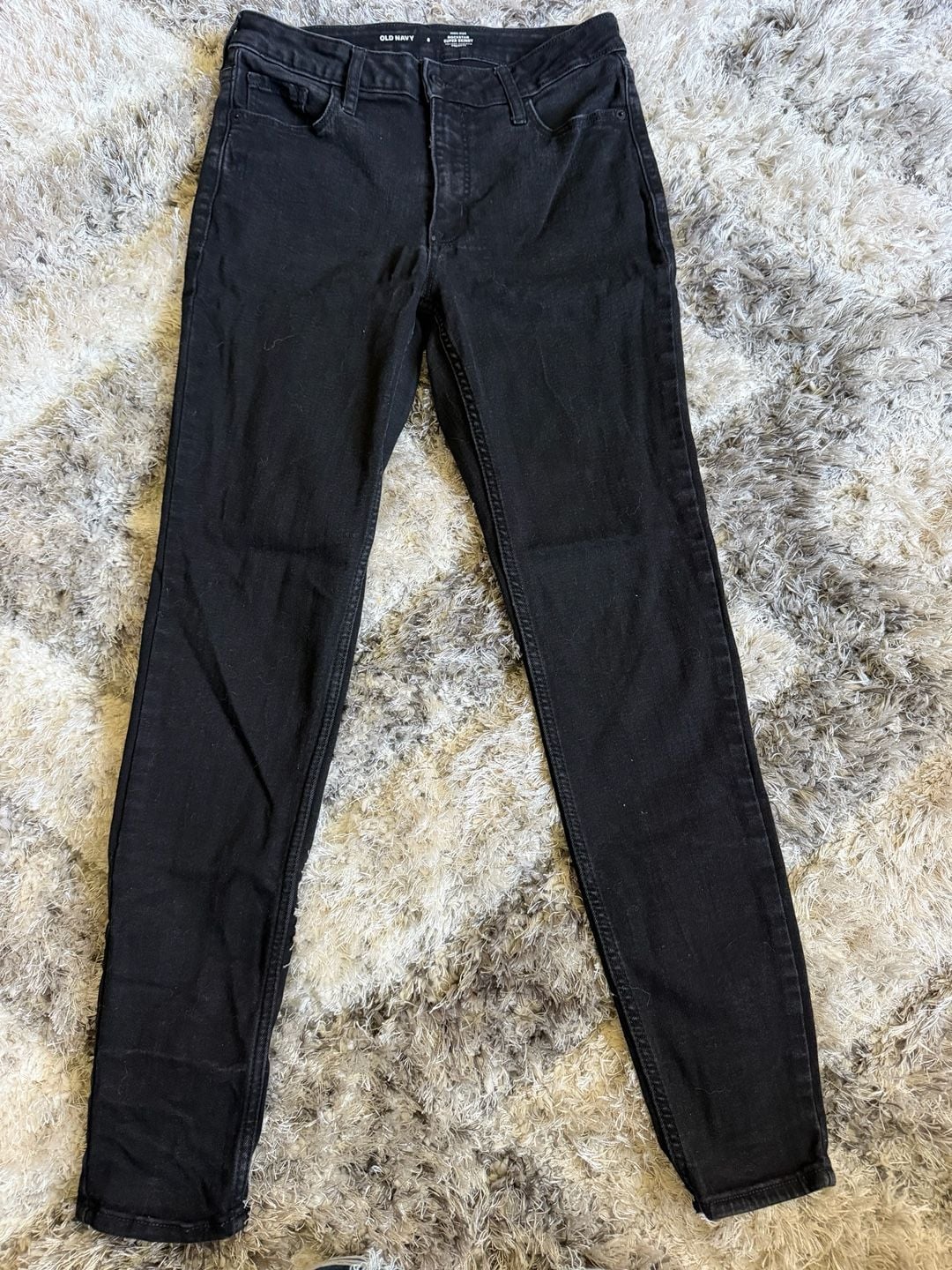 Old Navy Rock Rockstar Super Skinny Jeans Size 6 Black 2