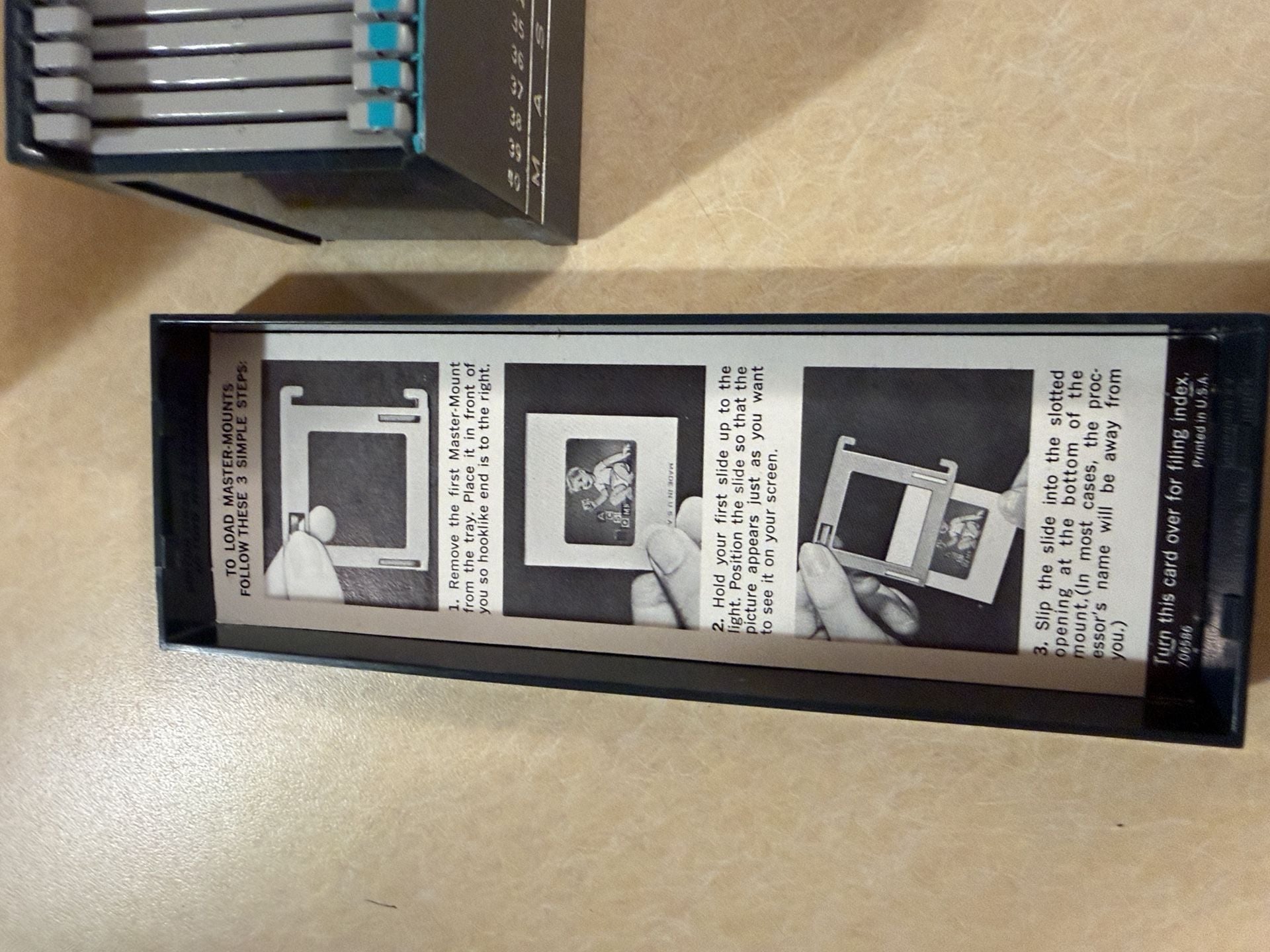 Bell & Howell Master 40 Slide Trays Box Set of 6 4