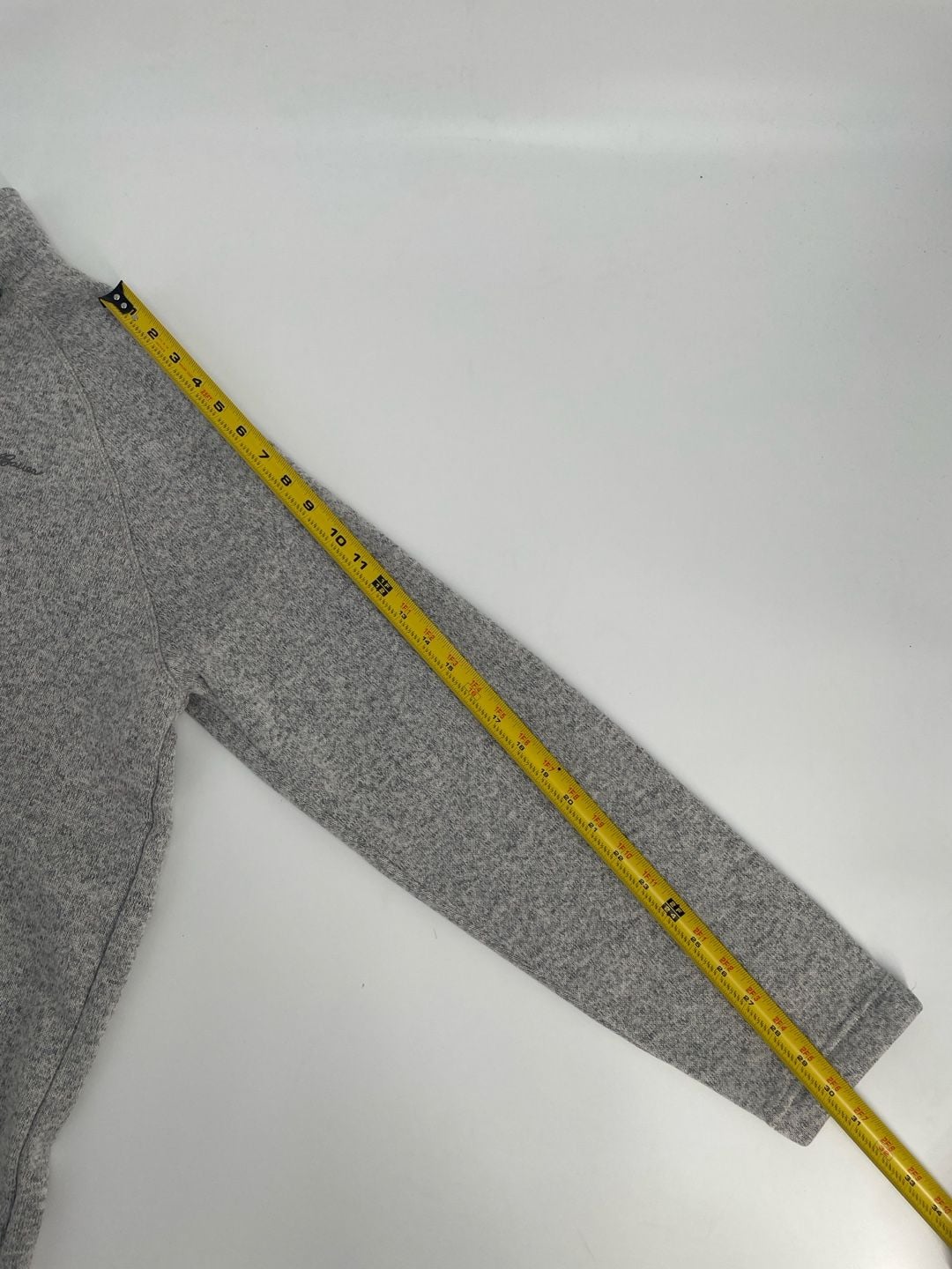 Eddie Bauer Fleece 1/2 Zip Pullover Size XL Grey 10