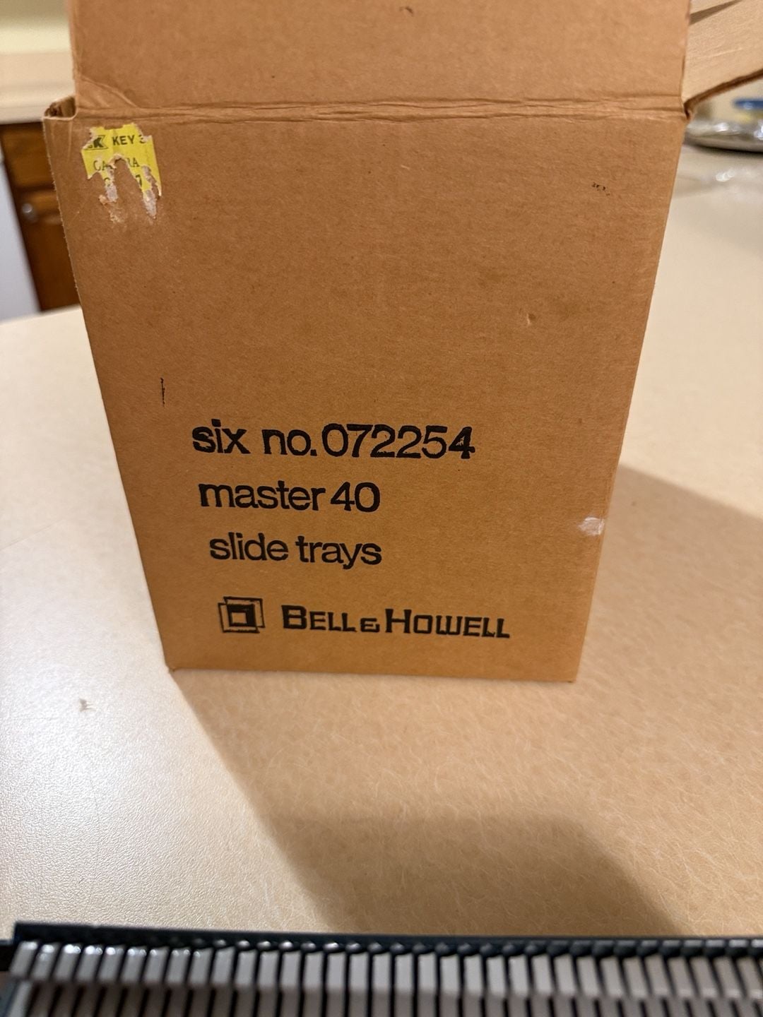 Bell & Howell Master 40 Slide Trays Box Set of 6 6