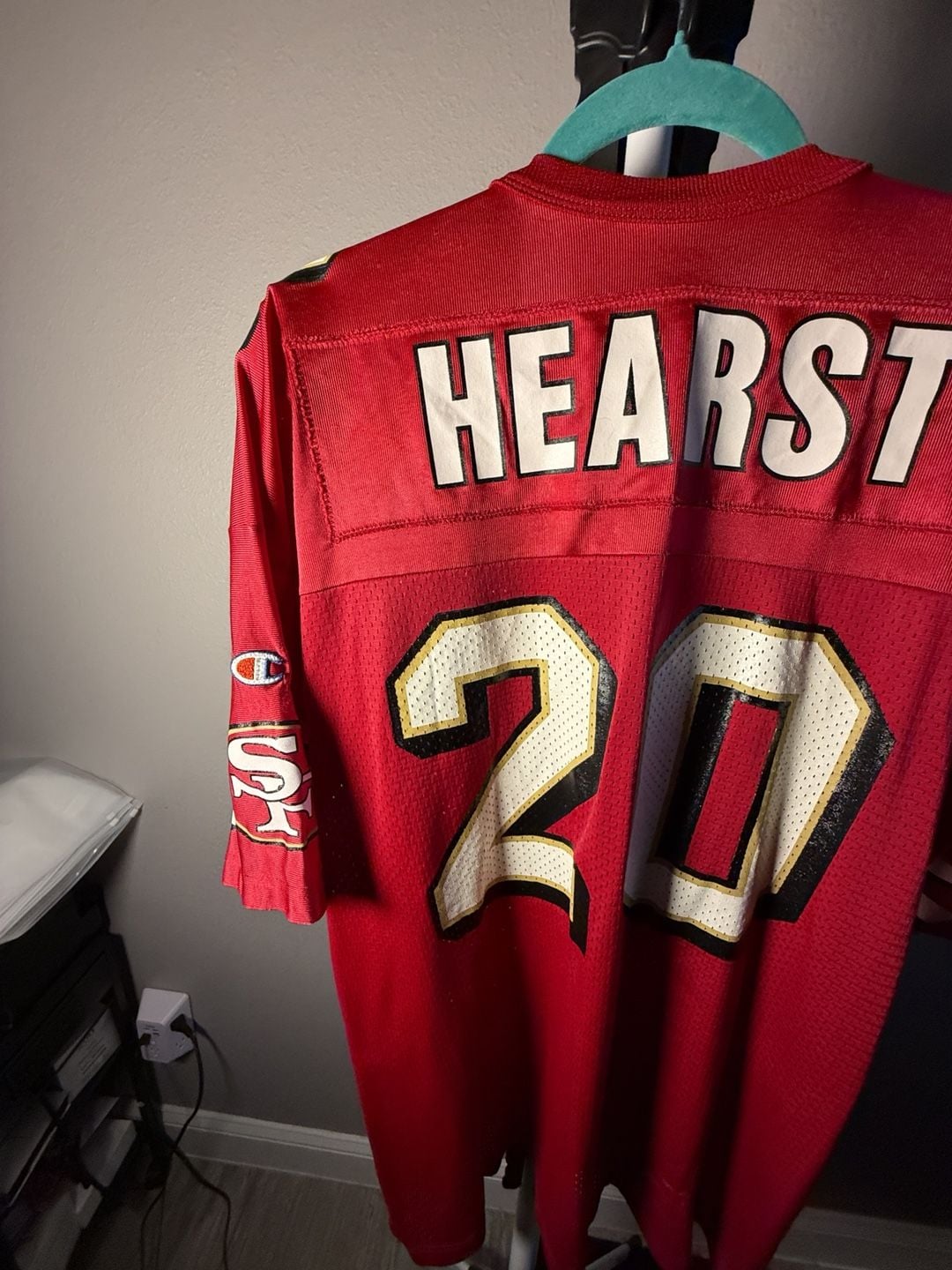Champion San Francisco 49ers Garrison Hearst 20 Jersey XL Red 11