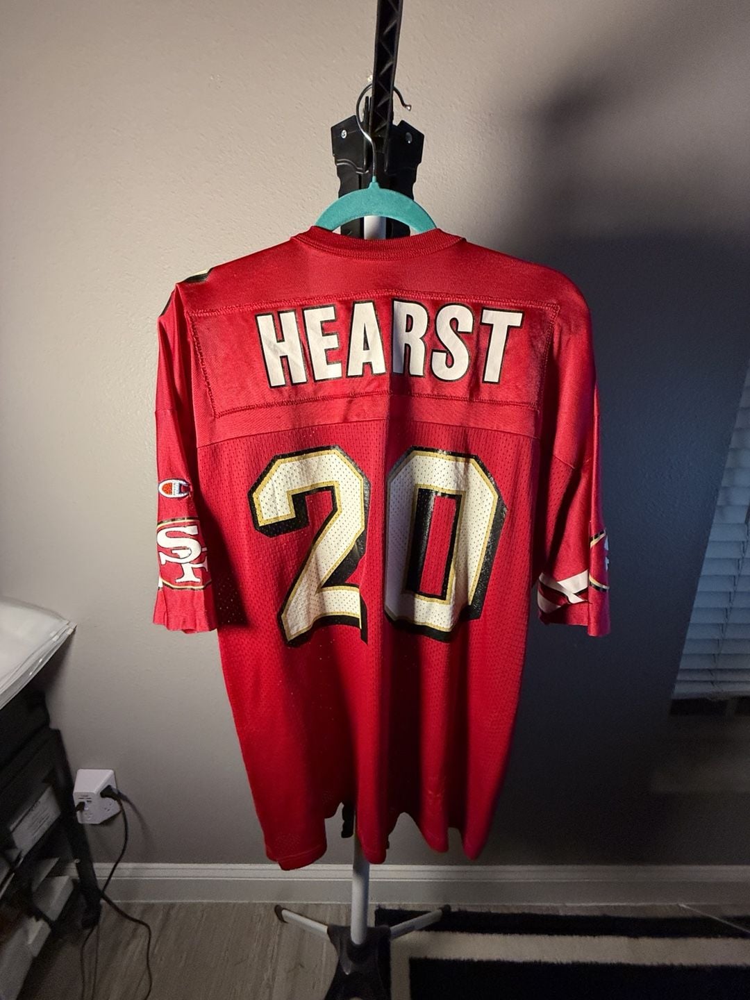 Champion San Francisco 49ers Garrison Hearst 20 Jersey XL Red 12