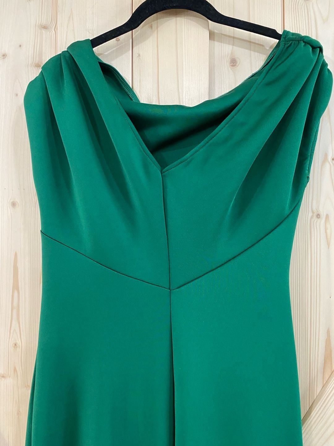 NWT OYS Green Cowl Neck Maxi Dress size medium 7