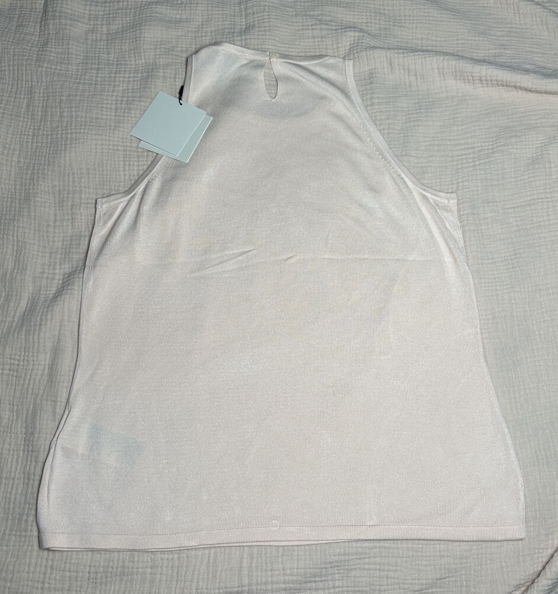 Calvin Klein Size M Women's Viscose Sleeveless Crewneck Tank Top 7