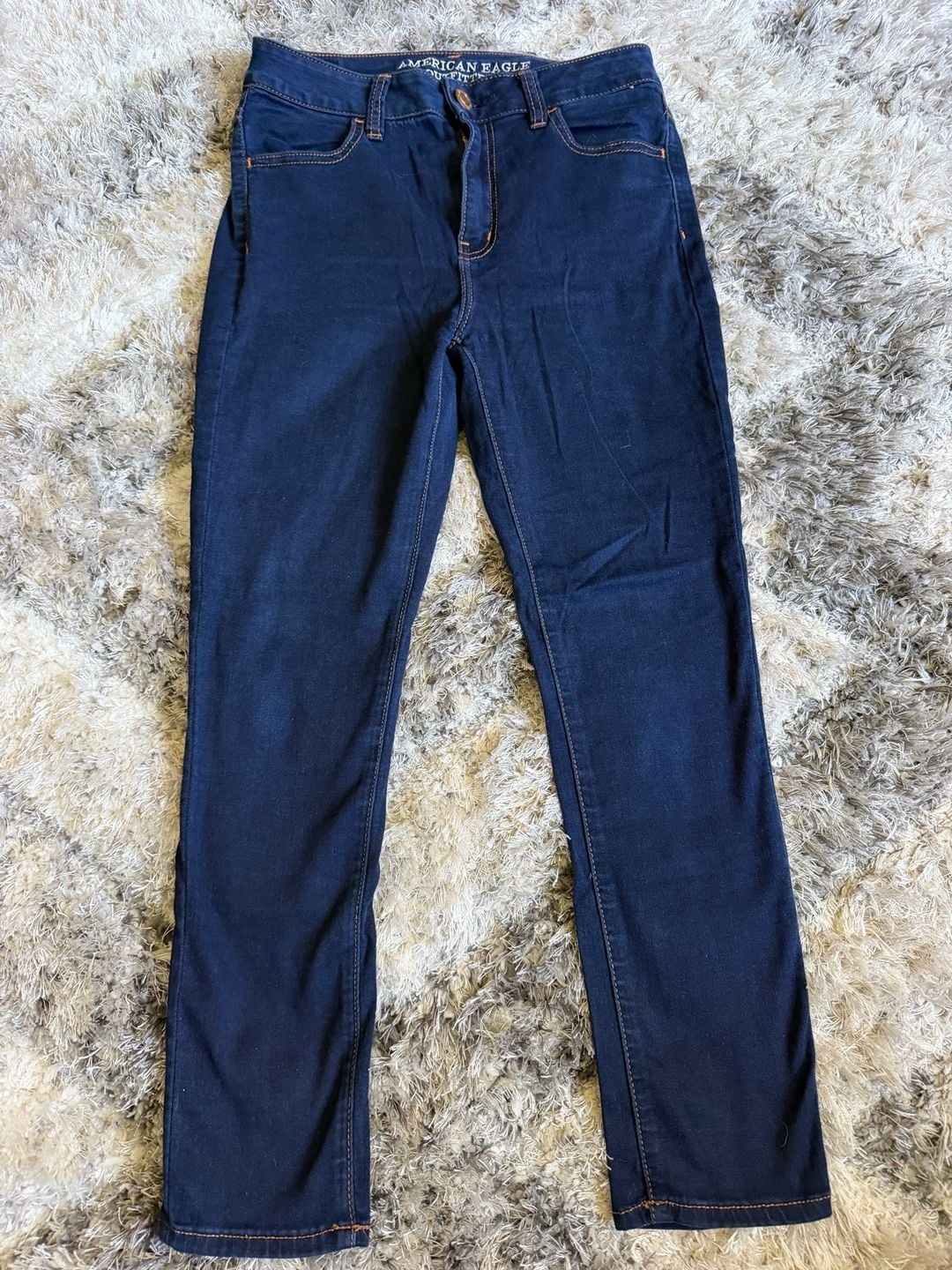 American Eagle Outfitters Skinny Jeans Dark Blue Denim 2