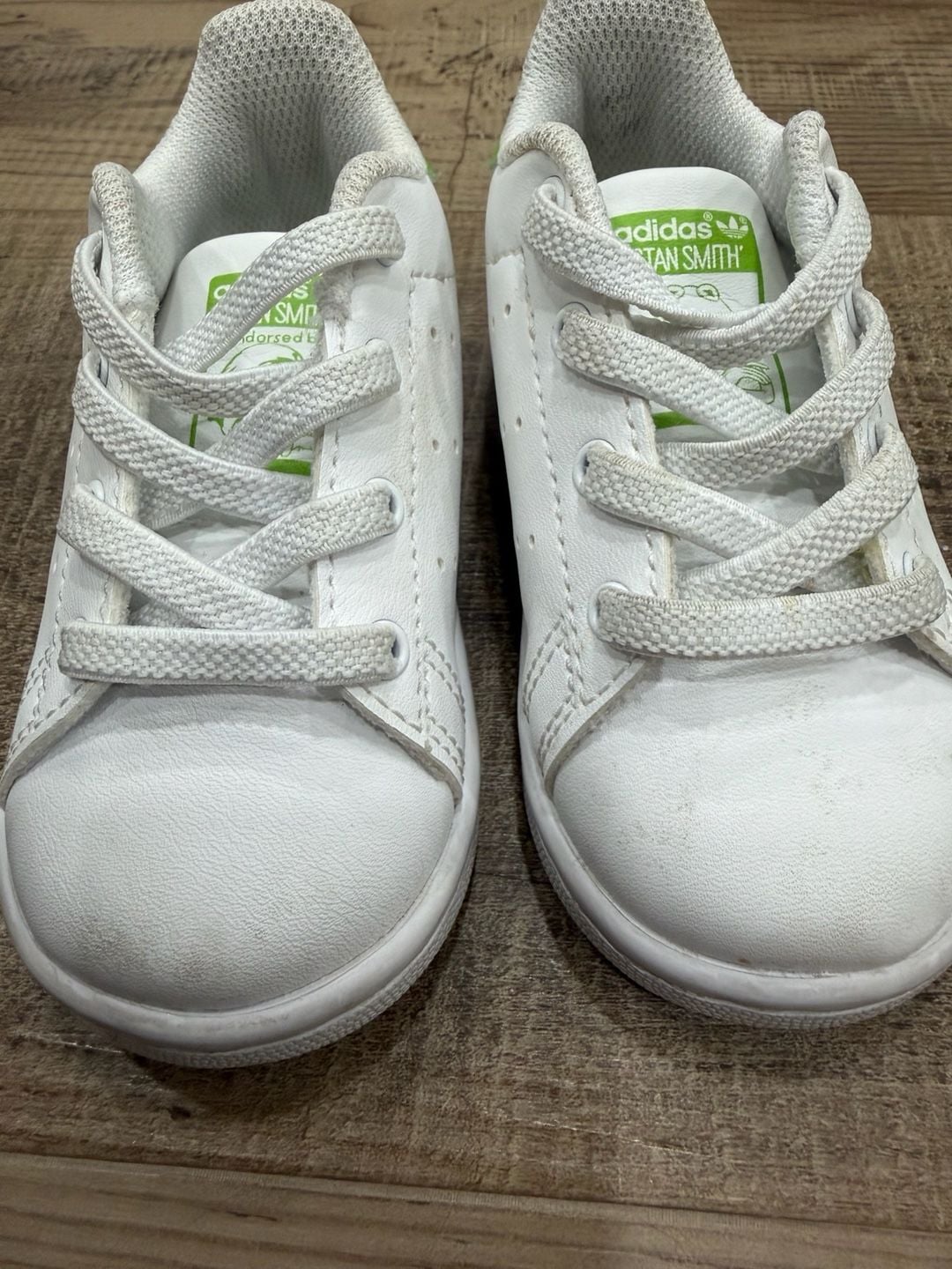 Adidas Stan Smith Kermit Toddler Size 5 White Green Sneakers 5