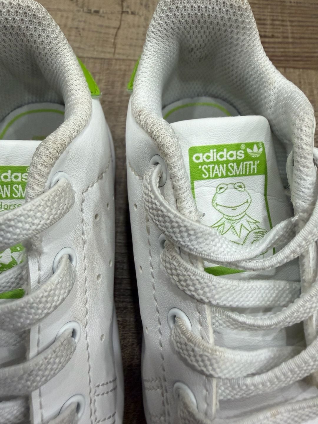 Adidas Stan Smith Kermit Toddler Size 5 White Green Sneakers 6