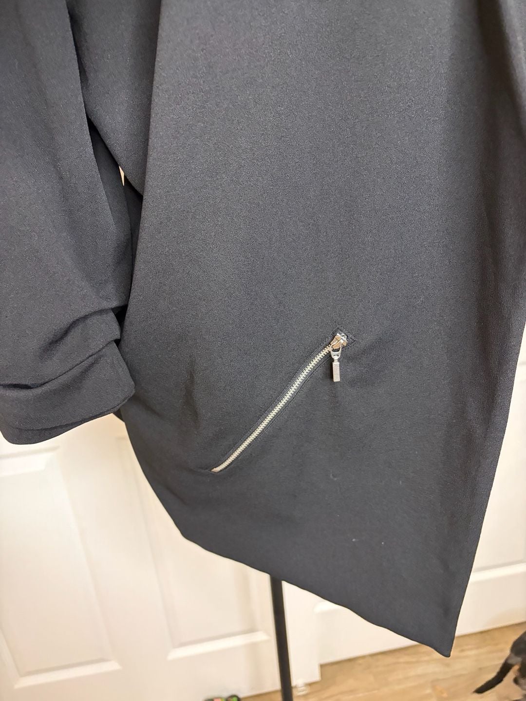 123-Maurices Women's Long Sleeve Black Open Front Collared Blazer Size ...3XL 4