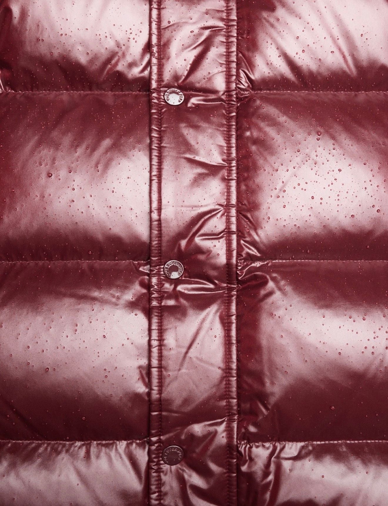 Aritzia The Super Puff Hi-Gloss Jacket burgundy Size Small 4