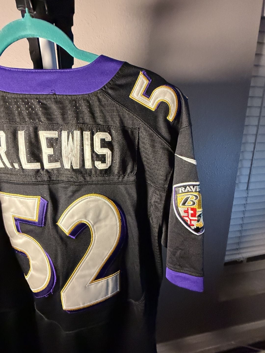 Nike Baltimore Ravens Ray Lewis 52 Jersey Size 48 Black NFL 11
