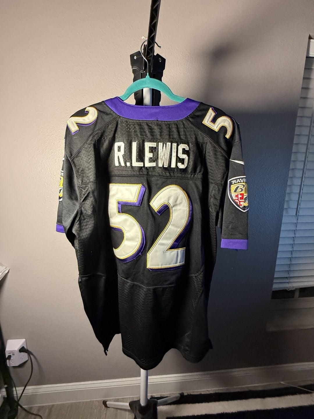 Nike Baltimore Ravens Ray Lewis 52 Jersey Size 48 Black NFL 13