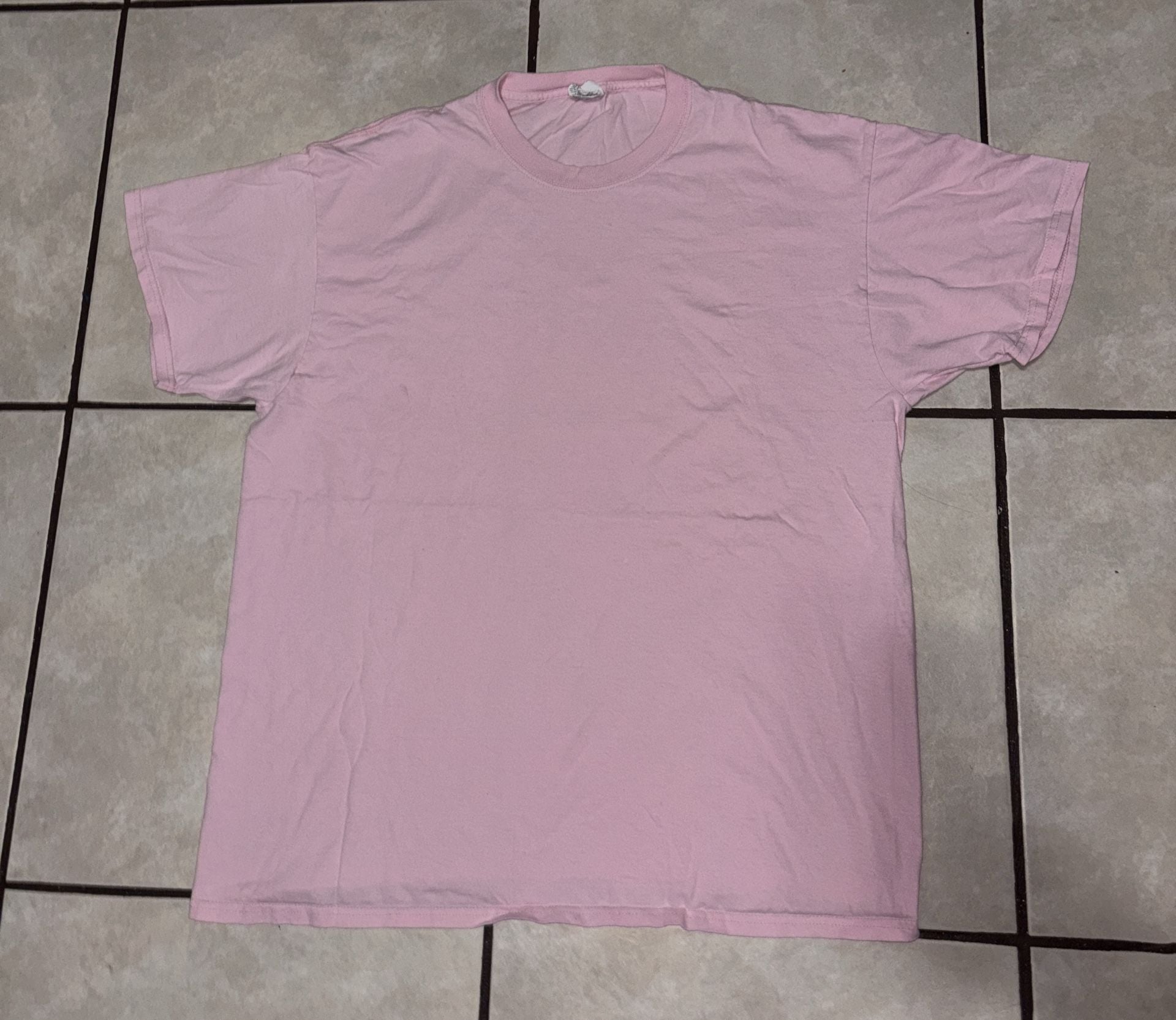 Fruit of the Loom Heavy Cotton T-Shirt Size XL Pink 2
